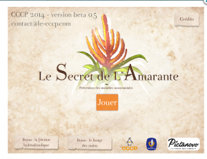 Le secret de l'Amarante