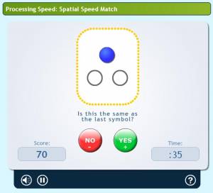 Lumosity : Spatial Speed Match