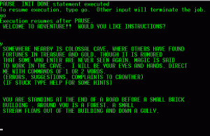 Adventure (ADVENT) / Colossal Cave Adventure