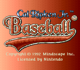 Cal Ripken Jr. Baseball