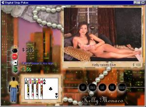 Digital Strip Poker featuring Kelly Monaco
