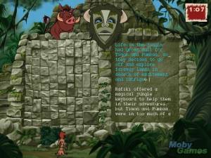 Disney's Adventures in Typing with Timon and Pumbaa