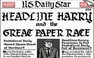 Headline Harry and The Great Paper Race