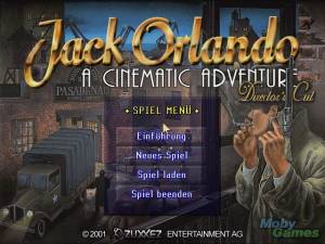 Jack Orlando: A Cinematic Adventure (Director\'s Cut)