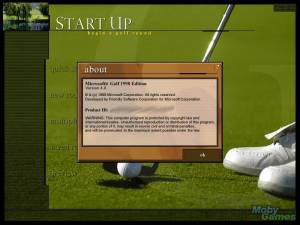 Microsoft Golf 1998 Edition