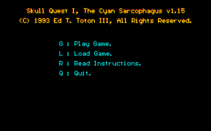 Skull Quest I: The Cyan Sarcophagus