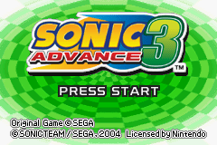 Sonic Advance 3