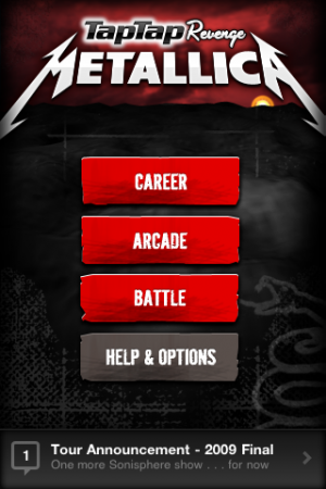 Tap Tap Revenge: Metallica