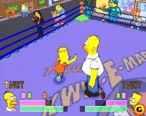 The Simpsons Wrestling