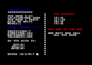 Trucking (Amstrad Disk 50)